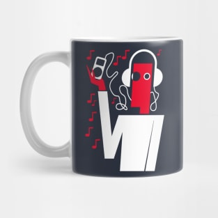 Deco Music Man Mug